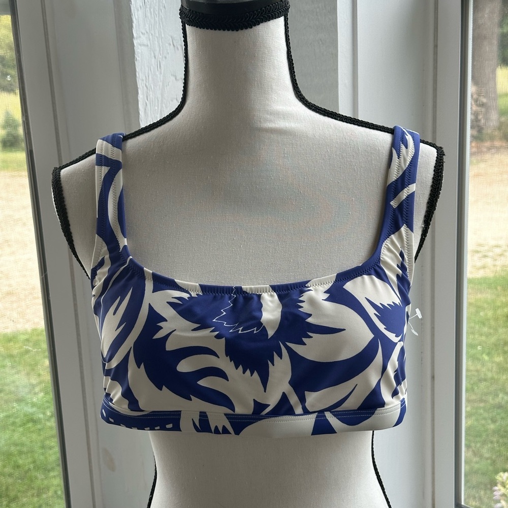 NWT madewell bikini top only size large